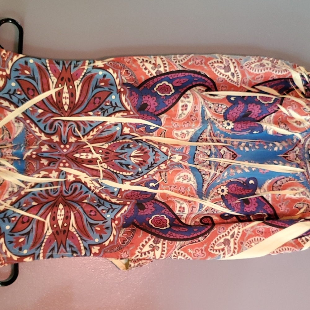 Paisley Stretchy Dressy Top - Picture 6 of 6